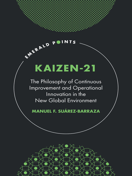 Title details for KAIZEN-21 by Manuel F. Suárez-Barraza - Available
